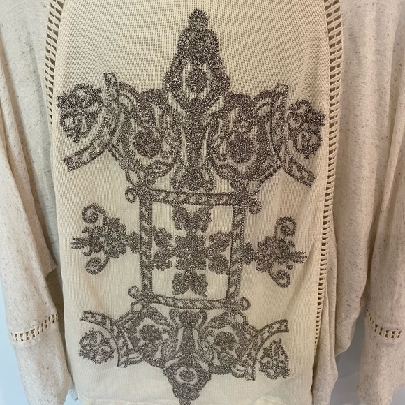 Anthropologie Meadow Rue Saba Embroidered Top - Picture 5 of 9